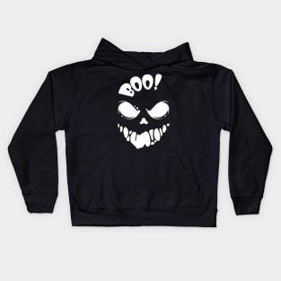 Halloween Boo, Trick or Treating. Spooky Face Kids Hoodie